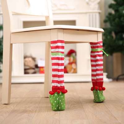 New Christmas Decorations Christmas Table Foot Cover Christmas Wine Bottle Boots Bag