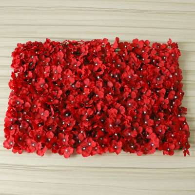 Artificial Flower Wall Mat Silk Rose Flower Panels for Backdrop Wedding Wall Decoration