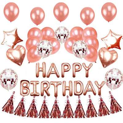 Factory Price Newest Birthday Party Balloons Sets Decoration Happy Birthday Balloon Banner