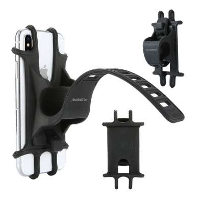 Newest Fashion Black Phone Holder For Bicycle Black Bike Tie Phone Mount For iPhone